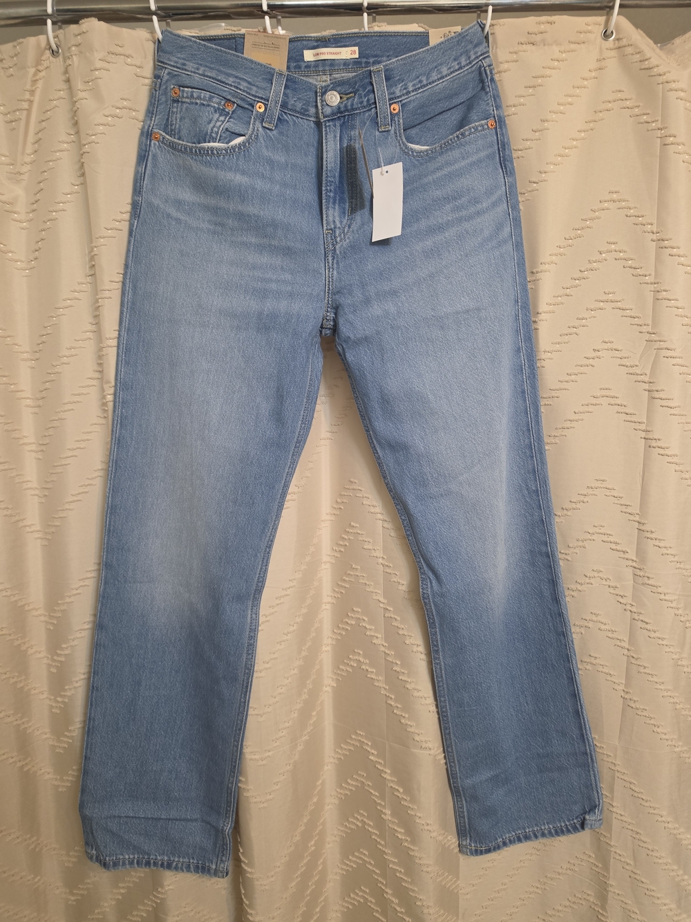 Levi's Low Pro medium wash Women's Straight-Leg Jeans